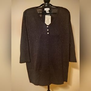 NWT Soft Surroundings Sparkle Sweater